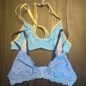 American Eagle/ Aerie lace bras lot of 2